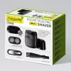 Máquina de barbear elétrica Maestro MR-671 USB design compacto de viagem