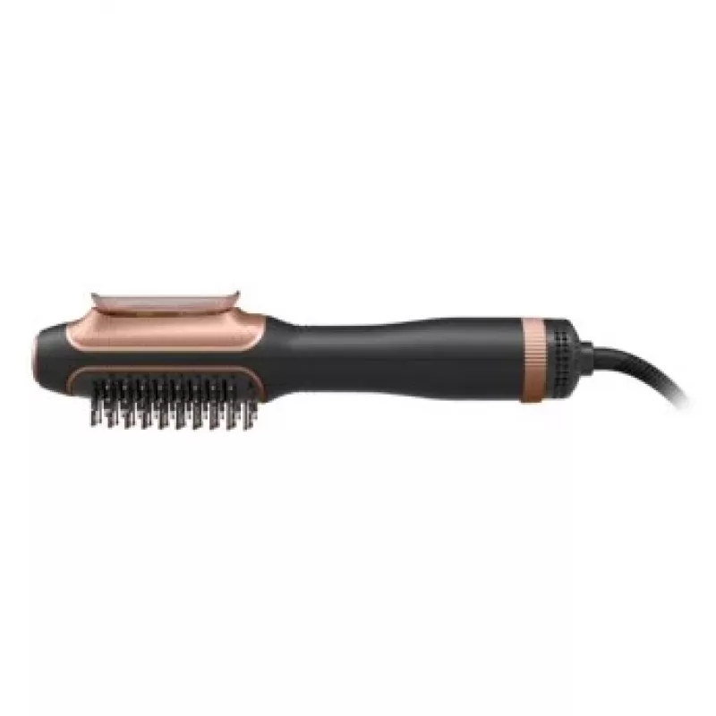 Escova de ar quente ROWENTA CF9840F0 — tecnologia Warm, 220–240 V, preto/cobre, função iões