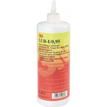 3M Lub-P lubrificante para cabos - lubrificante de alta temperatura - 950 ml - frasco - vermelho - amarelo - 45 °C - ideal para utilização em aplicações industriais e de fornecimento de energia (FE-5100-