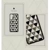 Capa de proteção iKins para Samsung Galaxy S21+ — padrão pirâmides, preto