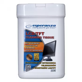 Conjunto de limpeza ESPERANZA ES106 para ecrãs LCD/TFT/Plasma — conjunto ES106