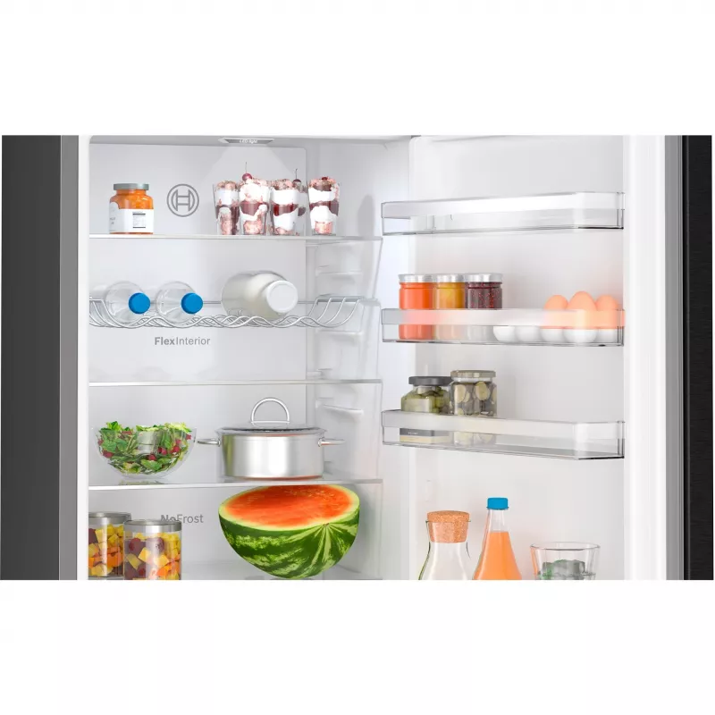 Combinado Bosch Serie 4 KGN39VXBT de instalação livre 363 L preto