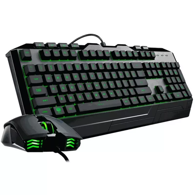 Teclado Cooler Master Desktop Gaming Devastator 3 [DE] preto mono RGB versão revista