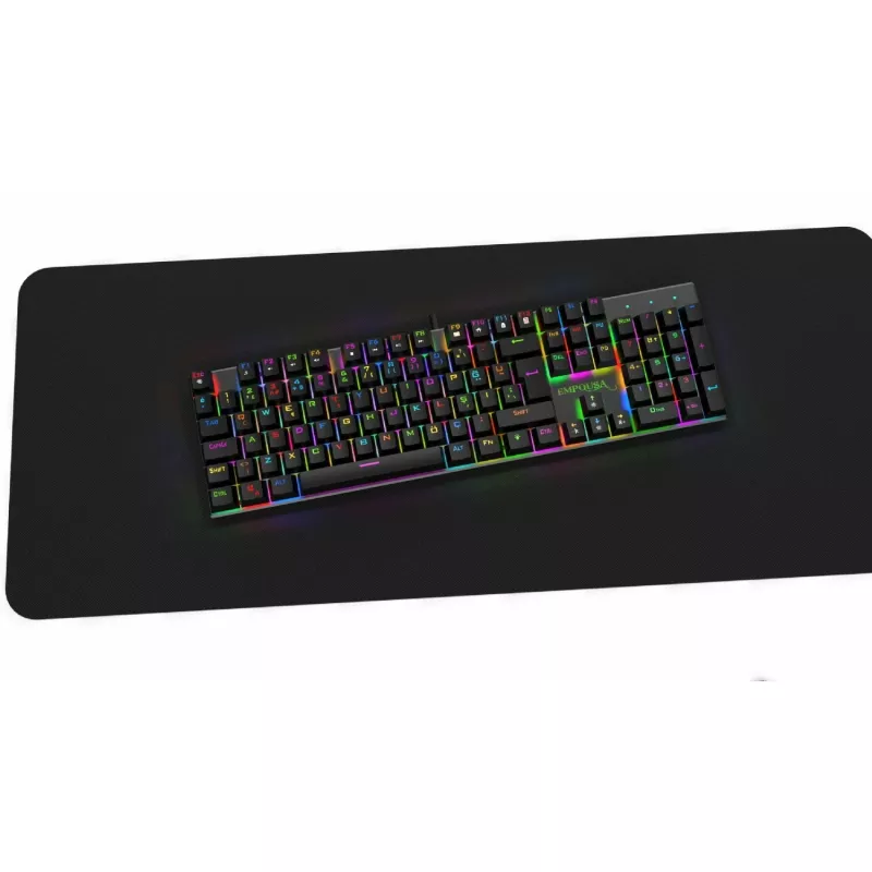 Teclado Gaming Incase IKG-443 Mecânico, RGB, layout alemão