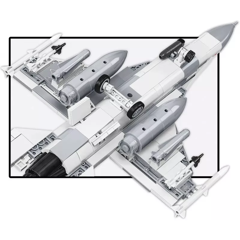 Conjunto de construção Cobi F-16C Fighting Falcon – 463 peças, maquete à escala