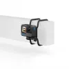 Placa de montagem GoPro câmaras HERO suporte de aderência flexível preto plástico