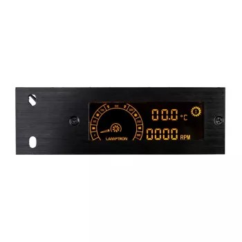 Controlador de ventoinhas e RGB LED PCI Lamptron TC20, preto – hub de ventoinhas/LED montado em slot PCI