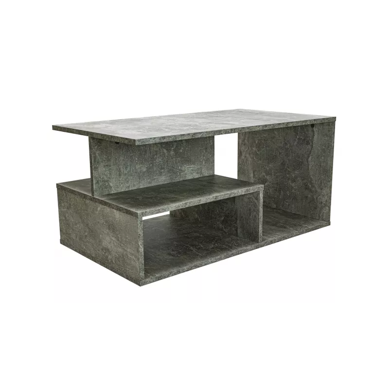 Topeshop PRIMA BETON mesa de centro, forma livre, 1 perna