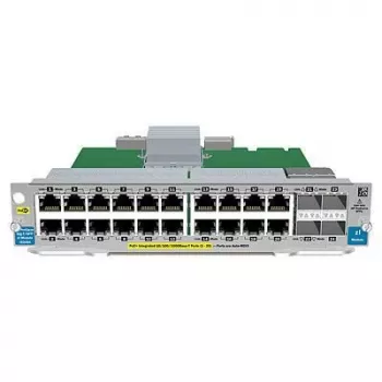Módulo PoE HP Enterprise Módulo PoE 0P GT 2P SFP v2 zl – compatível com chassis HP zl-Series