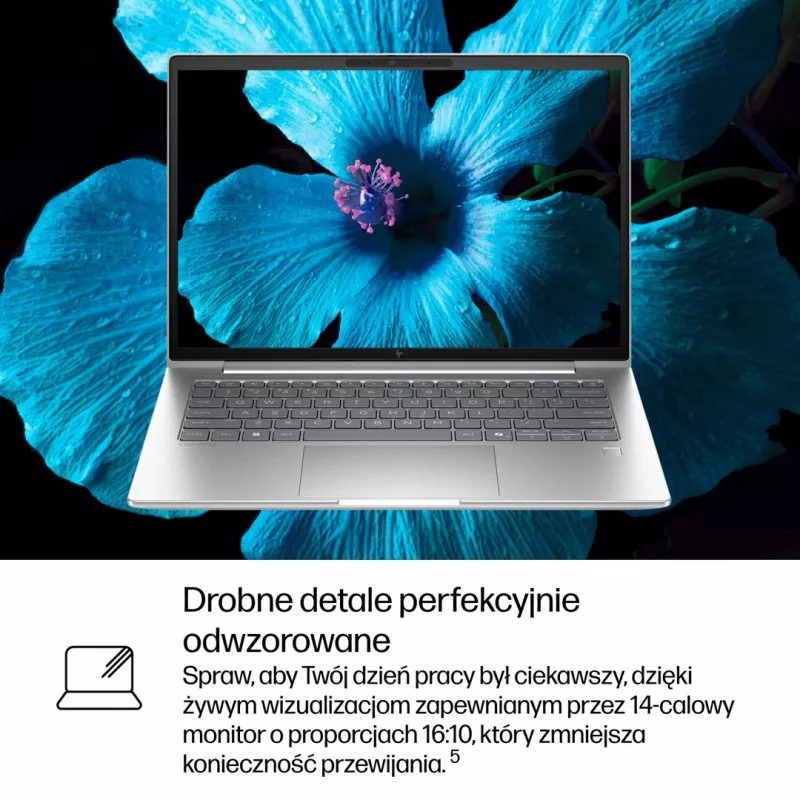 HP EliteBook 6 G1i Ultra 5 225U 14.0WUXGA IPS 400nits Eye Ease AG 24GB DDR5 5600 SSD512 Arc Cam 5Mpx 56Wh W11Pro Pike prateado alumínio 3Y OnSite