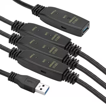 Cabo adaptador USB 3.0 AF – AM, 30 m