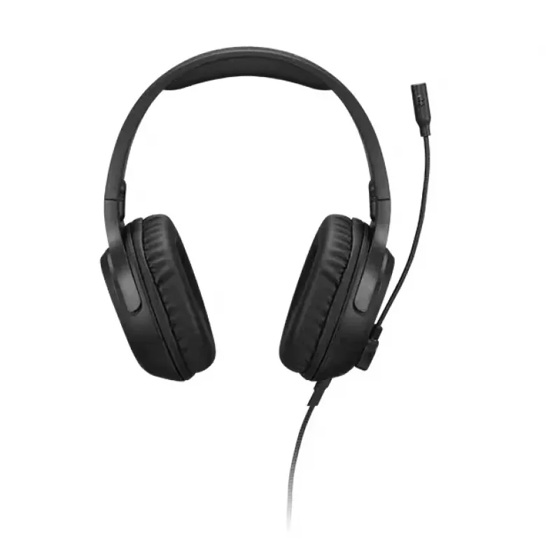 Lenovo H110 auscultadores gaming GXD1P46879, com fio, 3,5 mm, microfone integrado, transdutor de 50 mm, 50 Hz-20 kHz, 32 Ω, pretos