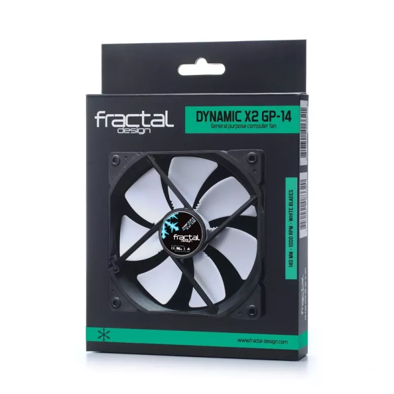 Ventoinha Fractal Design Dynamic X2 14 cm preto branco