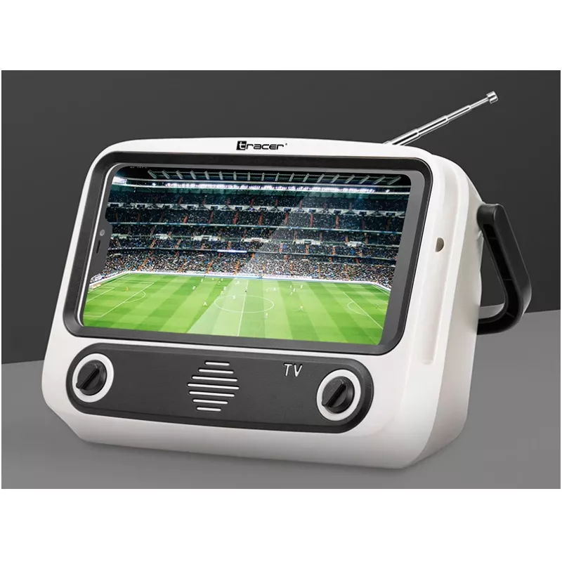 Suporte móvel TRACER T-MLX48046 com altifalante Bluetooth, suporte ajustável para telefone/tablet
