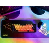 TRACER GameZone Hexy1 RGB tapete para rato e teclado, 80 x 30 x 0,4 cm, preto