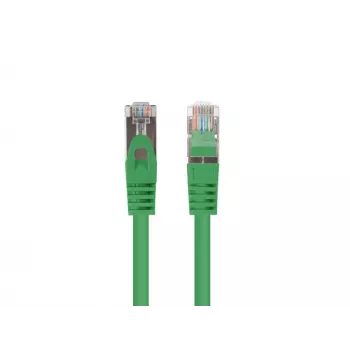 Cabo de patch Lanberg PCF6-20CC-0025-G Cat.6 F/UTP, pack de 10, 0,25 m, verde