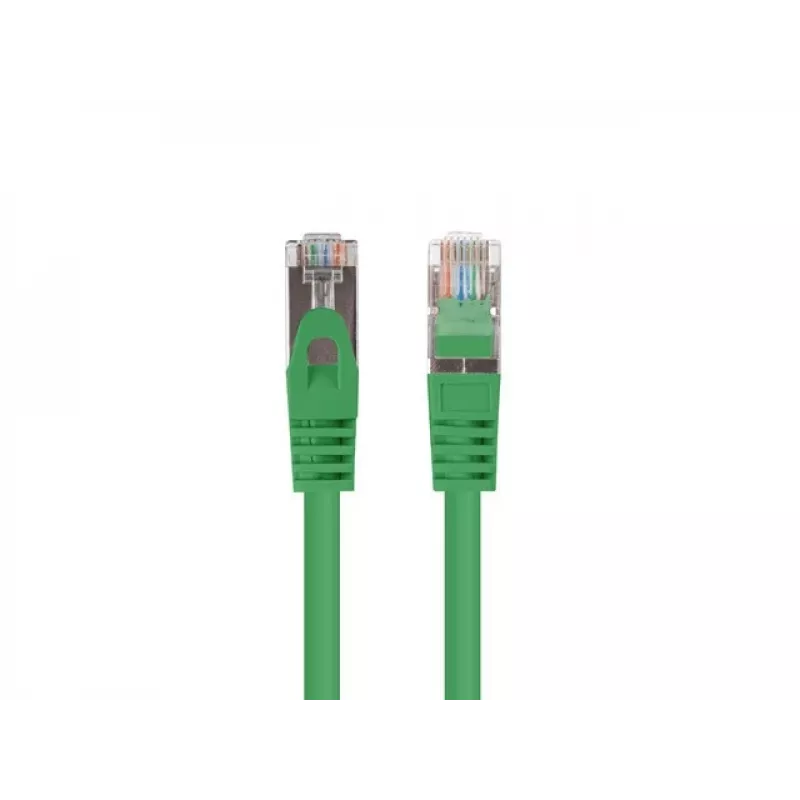 Lanberg PCF6-20CC-0025-G Cabo patch Cat.6 F/UTP, pack de 10, 0,25 m, Verde