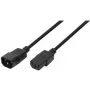Cabo de alimentação LogiLink CP110 3 m conector fêmea C13 conector fêmea C14