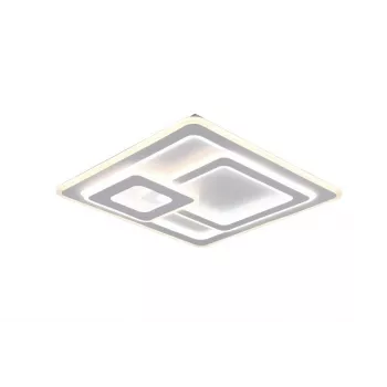 Lâmpada LED de teto TRIO 629219331, 51×51 cm, branco mate