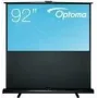 Optoma Panoview Pull Up DP-9092MWL - Tela - 234 cm (92 inch) - 16:9 - branco mate - preto - para Optoma HZ40STx, UHD35x
