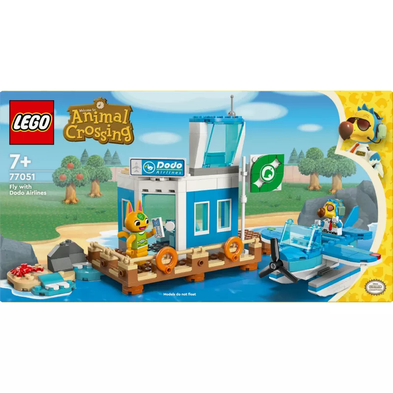 Brinquedo de construção LEGO 77051 Animal Crossing: voar com o conjunto Dodo Airlines, marca LEGO, modelo 77051