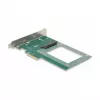 Placa DeLOCK PCI Express x4 para 1 x U.2 NVMe SFF-8639 interno