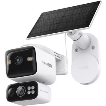 TP-Link Tapo C645D KIT, câmara sem fios com rotação/inclinação alimentada por energia solar, 3MP