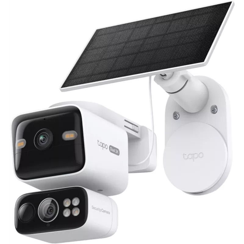 TP-Link Tapo C645D KIT, câmara sem fios com rotação/inclinação alimentada por energia solar, 3MP