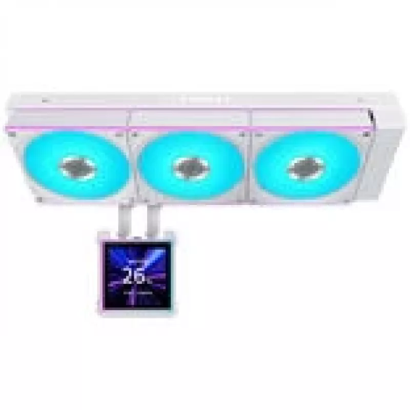 Refrigerador líquido CPU Lian Li HydroShift II LCD-S 360mm AiO com RGB e ecrã LCD