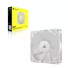 Corsair RS120 CO-9050192-WW ventoinha PWM para caixa de 120 mm, 420–2100 RPM, embalagem individual, branca
