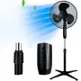 Ventilador de pé Extralink Bryza ESF-40D-BL — 40 cm, 3 pás, 3 velocidades
