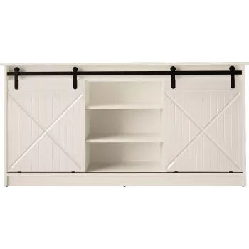 Cómoda 160x80x35 GRANERO branco/branco brilhante