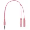 Deltaco GAM-030-P auscultadores e headset com fios headband gaming USB Type-A rosa (GAM-030-P)