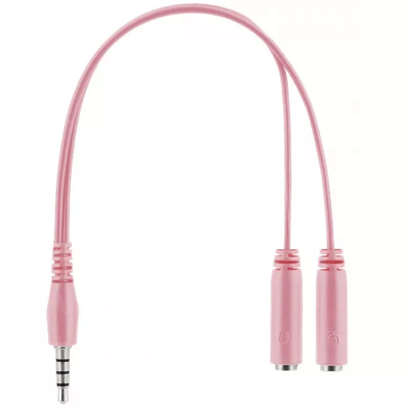 Deltaco GAM-030-P auscultadores e headset com fios headband gaming USB Type-A rosa (GAM-030-P)