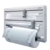 Suporte de rolo de cozinha Leifheit 25703 suporte de rolo de cozinha de parede cinzento, branco