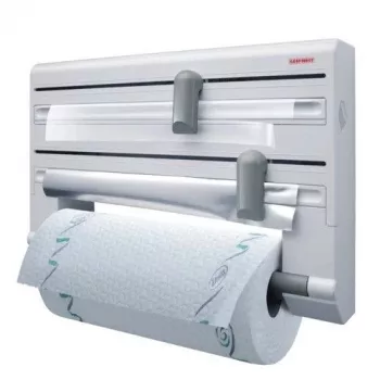 Suporte de rolo de cozinha Leifheit 25703 suporte de rolo de cozinha de parede cinzento, branco