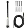 Antena omnidirecional 4G LTE exterior QOLTEC 15 dBi com conector SMA