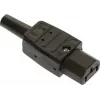 as - Schwabe Ficha de aparelho IEC, reta N.º de polos: 3 10 A Preto 62081 1 unid. (62081)