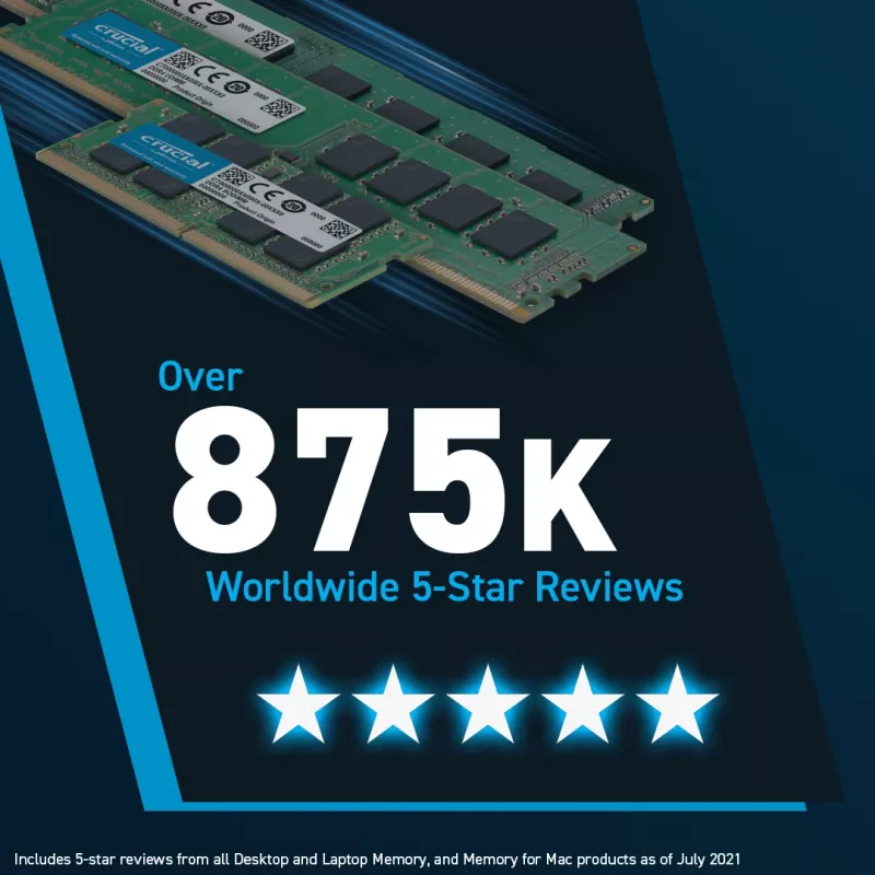Módulo de memória Crucial CT2K32G56C46S5 64 GB 2 x 32 GB DDR5 5600 MHz