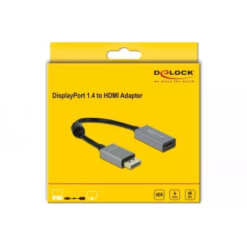 Adaptador ativo DisplayPort 1.4 para HDMI DeLOCK 66436