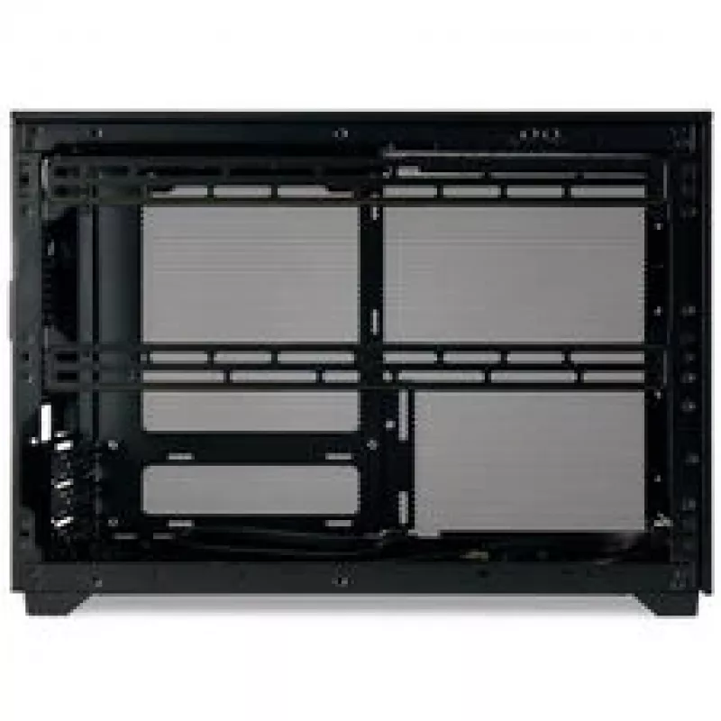 Caixa PC Mini ITX/ATX ssupd Meshroom D (CS-MRD-BK-1) — caixa compacta preta com painéis mesh