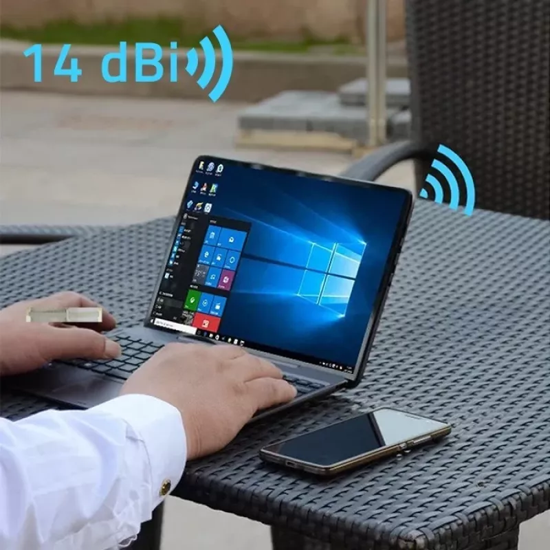 Antena 4G LTE DUAL Qoltec 57043 | 14 dBi | omnidirecional | exterior