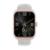 Smartwatch Colmi P86 ouro rosa com medidor de frequência cardíaca, à prova de água