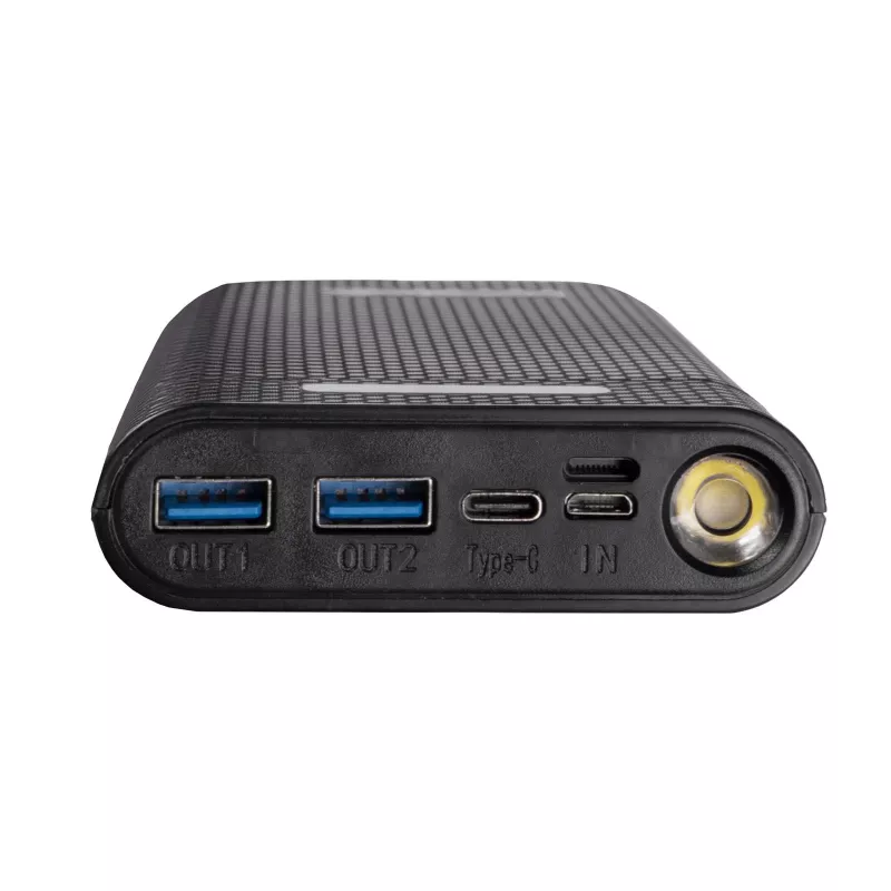 Akyga AK-BC-04 Caixa para power bank 20000 mAh, 8x 18650, 18W PD QC4+, USB-C, 2x USB-A, Lightning