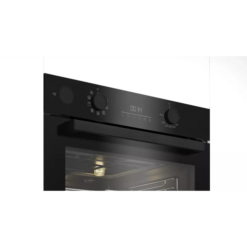 Forno elétrico de encastrar BEKO BBIS17300BSEA, 60 cm, 72 L, multifunções, SteamAid™, Airfry, A+
