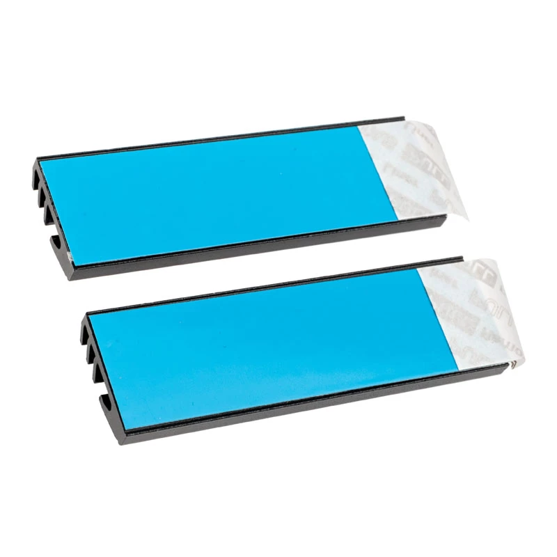 Akasa A-M2HS01-KT02 Dissipador/radiador para SSD de sistema de refrigeração de computador Preto 1 - 2 (A-M2HS01-KT02)