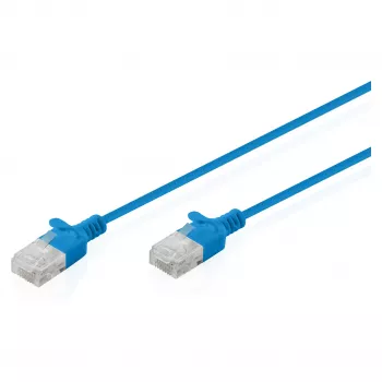 Cabo de rede DIGITUS CAT6 U-UTP fino, 5 m, preto