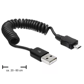 Cabo USB DeLOCK USB 2.0-A/USB micro-B 0,6 m