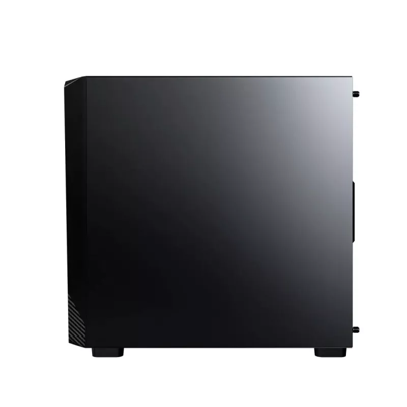 Caixa de PC Micro Tower Montech X5M (B) – Micro-ATX/Mini-ITX, 3x120mm à frente, 1x120mm atrás, suporta fontes de alimentação ATX, 2x3,5 polegadas + 4x2,5 polegadas, preto