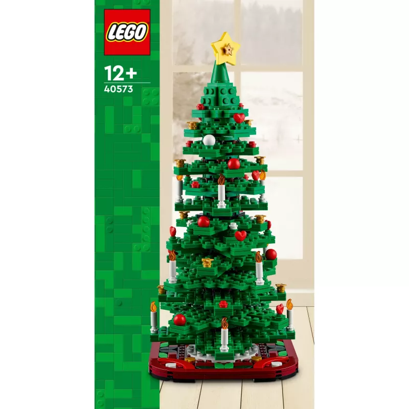 LEGO Árvore de Natal Conjunto 40573 – modelo sazonal de exposição, mini construção decorativa